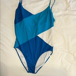 Summersalt Women's One Piece in Blue and White